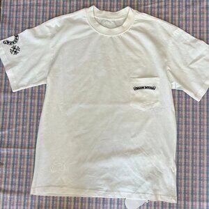 Chrome Hearts Colorful Cross Grave Burial White Tee